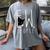 Ew People Cat Introvert Anti-Social Women's Comfort Colors T-Shirt Gray
