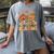 Fall In Love With Reading Autumn Pumpkin Teacher Book Lover Women's Comfort Colors T-Shirt Gray