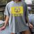 Fallout Shelter Nuclear War Radioactive Nostalgia T-Shirt Women's Comfort Colors T-Shirt Gray