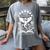 Fantasy Drama Tragedy Dragon Book Magic Gothic Moon Phases Women's Comfort Colors T-Shirt Gray