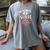 My Favorite Nurse Calls Me Mom Nursing Students Graduation Women's Comfort Colors T-Shirt Gray