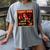 Fight Evil Read Books Propaganda Poster Women's Comfort Colors T-Shirt Gray