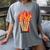 Flames And Lighter Costume For Matchbook Lovers Women's Comfort Colors T-Shirt Gray