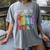 Floral Foxglove Daisy Tulip 8647 Books Lover Blooming Flower Women's Comfort Colors T-Shirt Gray