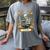 Floral Tarot Card The Reader Skeleton Reading Book Women's Comfort Colors T-Shirt Gray Floral Tarot Card The Reader Skeleton Reading Book Women's Comfort Colors T-Shirt Gray