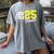 Football Senior Night Football Senior 2025 Graduation 55 Women's Comfort Colors T-Shirt Gray