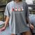 Forget Flowers Buy Me Books Valentine Goose Book Lover Women's Comfort Colors T-Shirt Gray