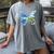 Frutiger Aero Aesthetic Butterfly Computer Fishes Scenery Women's Comfort Colors T-Shirt Gray Frutiger Aero Aesthetic Butterfly Computer Fishes Scenery Women's Comfort Colors T-Shirt Gray