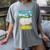 Frutiger Aero Aesthetic Rainbow Glitch Art Women's Comfort Colors T-Shirt Gray