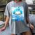 Frutiger Aero Aesthetic Tech Book Butterfly Women's Comfort Colors T-Shirt Gray Frutiger Aero Aesthetic Tech Book Butterfly Women's Comfort Colors T-Shirt Gray