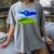 Frutiger Aero Meadow Aesthetic Y2k 2000s Ironic Nostalgic Women's Comfort Colors T-Shirt Gray