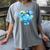 Frutiger Aero Metro Abstract Maximalism 2000s Nostalgia Premium Tri-Blend Women's Comfort Colors T-Shirt Gray