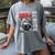 Fun Trendy UFO Sloth Graduation Class Of 2024 Senior Women's Comfort Colors T-Shirt Gray
