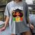 Future HBCU Grad Afro Girl College Graduation Kids Women's Comfort Colors T-Shirt Gray