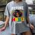 Future HBCU Grad Girl HBCU Toddler Kids Graduation Women's Comfort Colors T-Shirt Gray