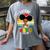 Future HBCU Grad Graduate Afro Girl College Graduation Women's Comfort Colors T-Shirt Gray