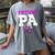 Future PA Physician Assistant Graduation Women's Comfort Colors T-Shirt Gray