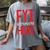Fyi Introvert Here Raglan Baseball Tee Women's Comfort Colors T-Shirt Gray