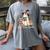 Ghost Reading Book Coquette Bow Halloween Girl Kid Teacher Women's Comfort Colors T-Shirt Gray