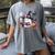 Ghost Reading Book Coquette Bow Halloween Girl Toddler Kid Women's Comfort Colors T-Shirt Gray