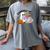 Ghost Reading Halloween Women Teacher Book Lover Women's Comfort Colors T-Shirt Gray
