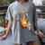 Giraffe Reading Tea Books Coffee Book Lover Graphic Women's Comfort Colors T-Shirt Gray