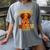 Girl Future HBCU Graduate Afro College Graduation Kids Women's Comfort Colors T-Shirt Gray
