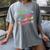 This Girl Just Wants To Be Left Alone Retro Nostalgia Women's Comfort Colors T-Shirt Gray