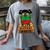 Girl Kid Reading Book Black History Month Bookworm Women's Comfort Colors T-Shirt Gray