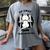 Go Away I'm Introverting Cat With Coffee Women's Comfort Colors T-Shirt Gray
