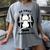 Go Away I'm Introverting Cat With Coffee Women's Comfort Colors T-Shirt Gray