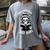 Good Girls Read Bad Books Skeleton Women's Comfort Colors T-Shirt Gray Good Girls Read Bad Books Skeleton Women's Comfort Colors T-Shirt Gray