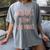 Good Girls Read Dark Romance Shirts For Women Book Lovers Women's Comfort Colors T-Shirt Gray