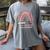 Goodbye 5TH Grade Graduation 2024 Hello 6TH Grade Rainbow Women's Comfort Colors T-Shirt Gray