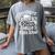 Goodbye Elementary School Graduation Hello Middle School Women's Comfort Colors T-Shirt Gray