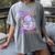 Goth Capybara Ramen Ritual Feasting Soft Introvert Art Women's Comfort Colors T-Shirt Gray