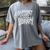 Gothic Support Your Local Library Lovers Book Women's Comfort Colors T-Shirt Gray