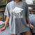 Graduate T-Shirt Grad Tshirt Graduation Tee Women's Comfort Colors T-Shirt Gray
