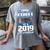 Graduation 2019 TShirt Proud Dad Of Senior Women's Comfort Colors T-Shirt Gray