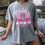 Graduation 2025 Proud Mom Of 2025 Graduate Floral Women Women's Comfort Colors T-Shirt Gray