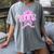 Graduation 2026 Senior 2026 Class Of 2026 Coquette Pink Girl Women's Comfort Colors T-Shirt Gray