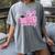 Graduation 2027 Senior 2027 Class Of 2027 Coquette Pink Girl Women's Comfort Colors T-Shirt Gray