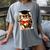 Graduation Cat Class Of 2023 Women's Comfort Colors T-Shirt Gray