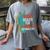 Graduation T-Shirt For College n High School Grad Women's Comfort Colors T-Shirt Gray