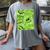 Green Comic Book Green Graphic Women's Comfort Colors T-Shirt Gray