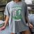 Green Ribbon In Memory Of Husband Kidney Disease Awareness Women's Comfort Colors T-Shirt Gray Green Ribbon In Memory Of Husband Kidney Disease Awareness Women's Comfort Colors T-Shirt Gray