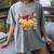 Groovy 100 Days In The Books Reading 100th Day Of School Women's Comfort Colors T-Shirt Gray