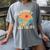 Groovy Like The 70s Aesthetic Nostalgia 1970's Retro Women's Comfort Colors T-Shirt Gray