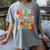 Groovy Goodbye 7th Grade Graduation Hello Summer Kids Women's Comfort Colors T-Shirt Gray