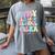 Groovy In My Last Day Of School Era Second Grade Graduation Women's Comfort Colors T-Shirt Gray